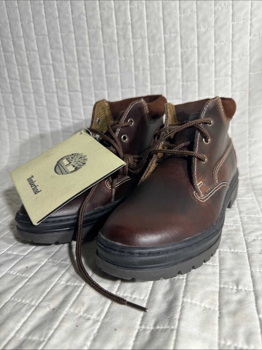Timberland Earthkeeper  Men's Brown Leather Lace-Up Work Boots
